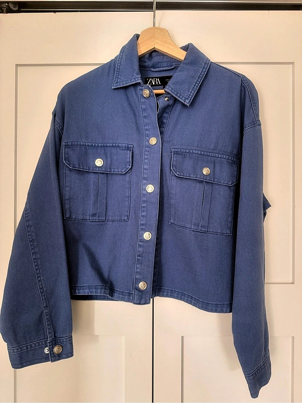 Zara Blue Denim Jacket